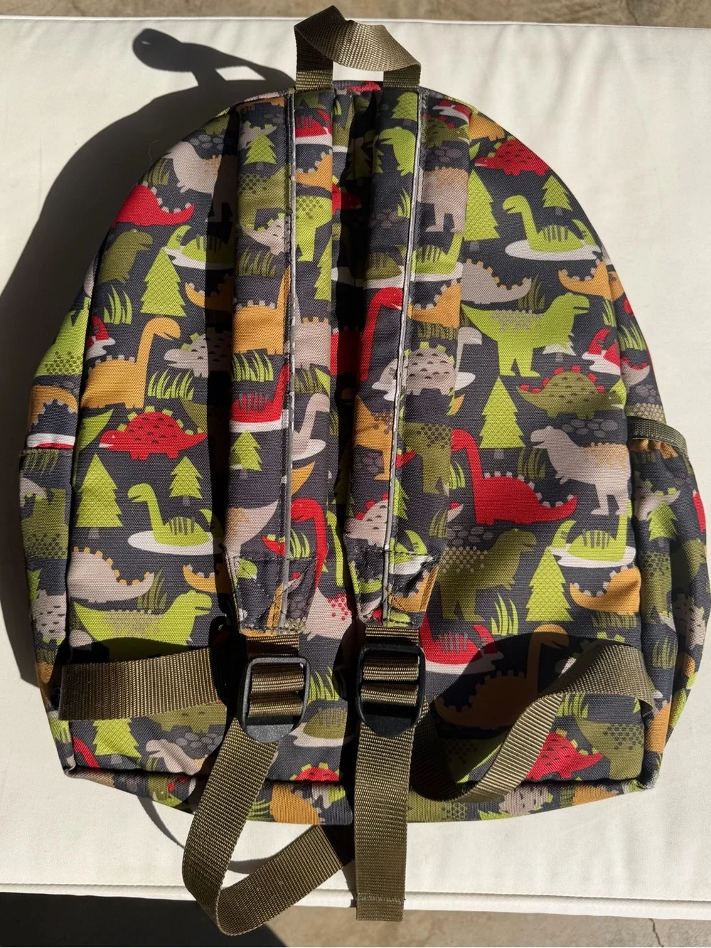 L.L. Bean Kids' Dinosaur Print Backpack-great condition